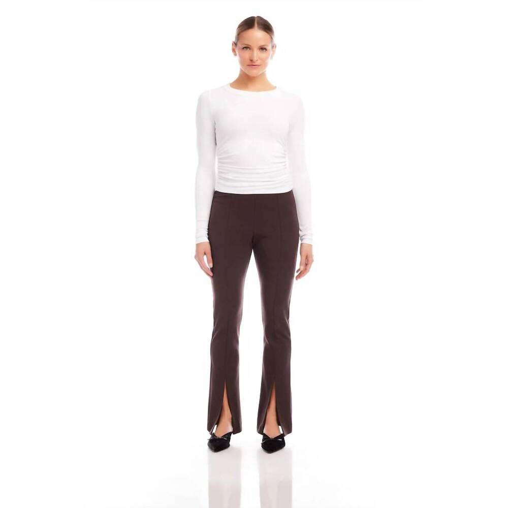 NEW FIFTEEN TWENTY harlow bootcut pants in brown
